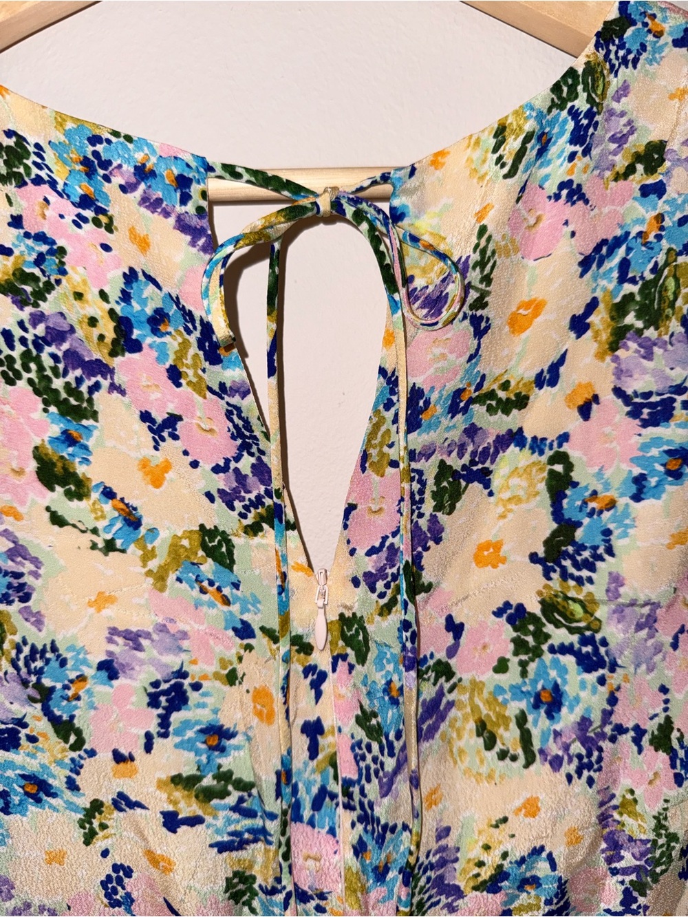 Astr Pastel Yellow Floral Ruffle Maxi Dress - Picture 6 of 6